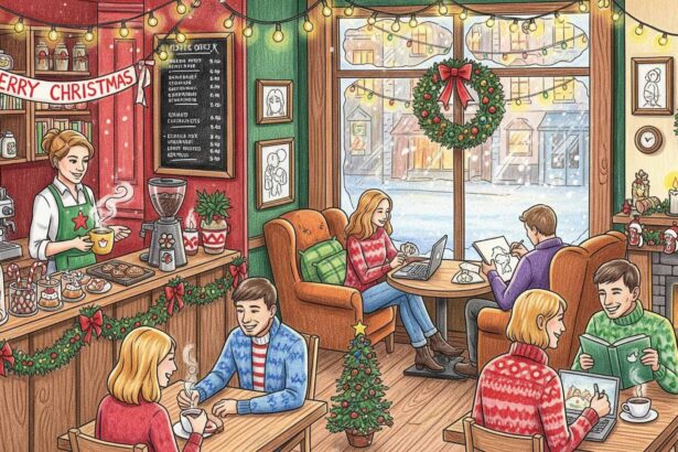 Starbucks Christmas cafe