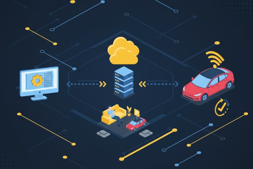 electric vehicle software updates