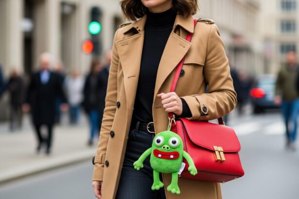 ugly-cute creature bag charm