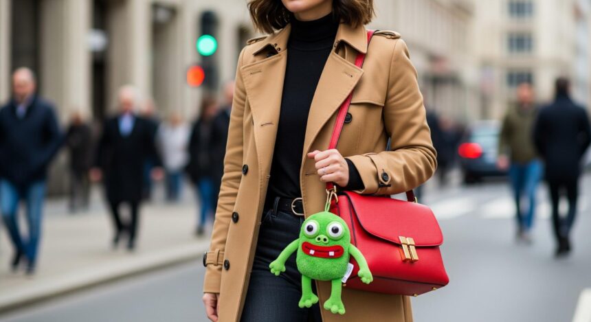 ugly-cute creature bag charm