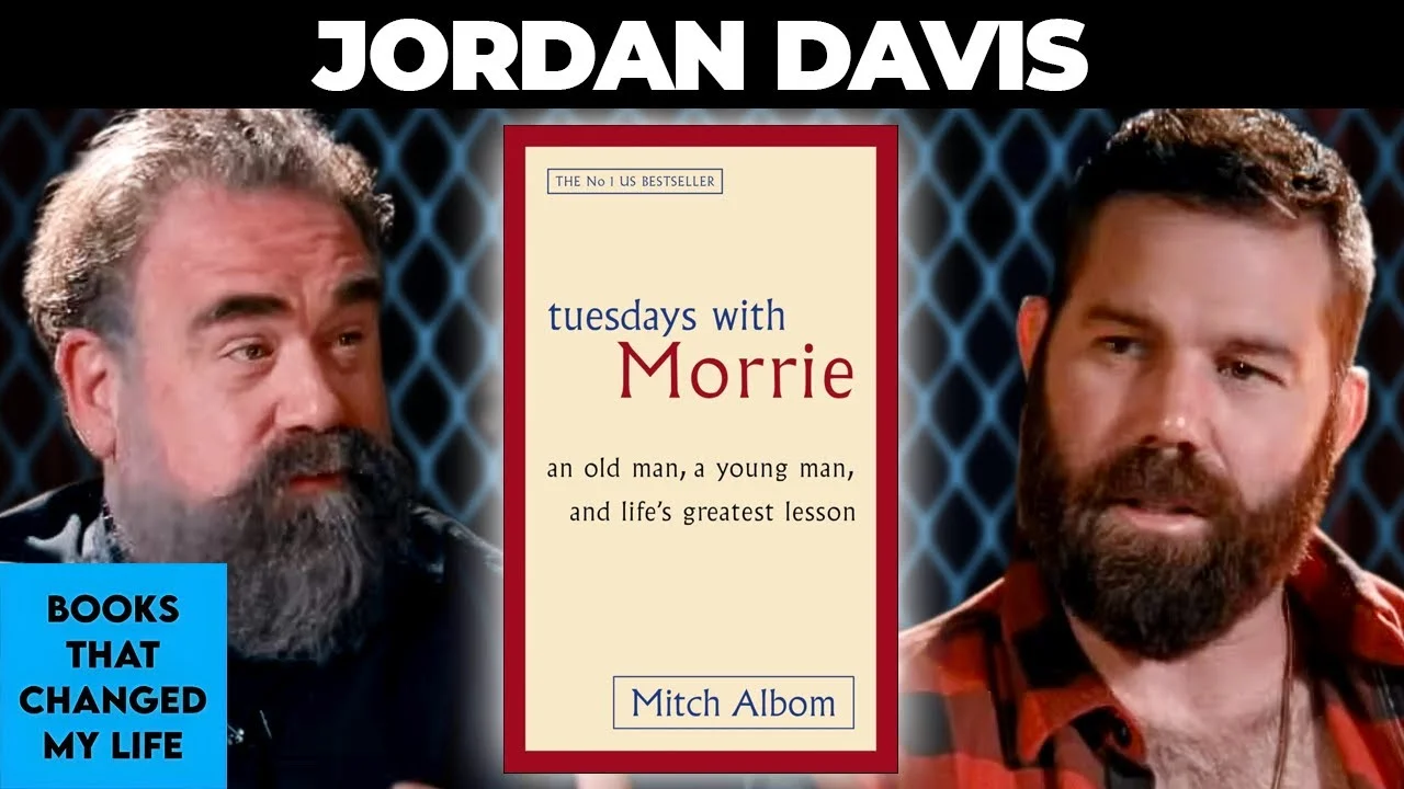 country singer Jordan Davis reflecting on life legacy and Mitch Albom's Morrie wisdom