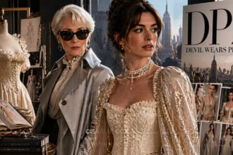 Modern Regency fashion trend inspired by The Devil Wears Prada 2 premiere looks